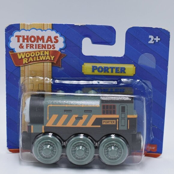 Porter - Thomas & Friends Wooden Railway Engine Train Fisher Price BDF98 New - Picture 1 of 9